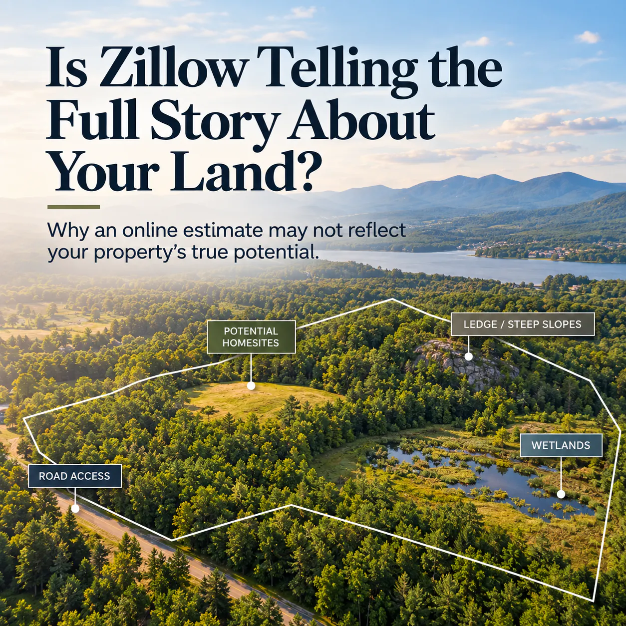 Why Zillow Could Be Giving You the Wrong Idea About What Your Land Is Worth